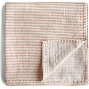 NIB mushie swaddle blanket